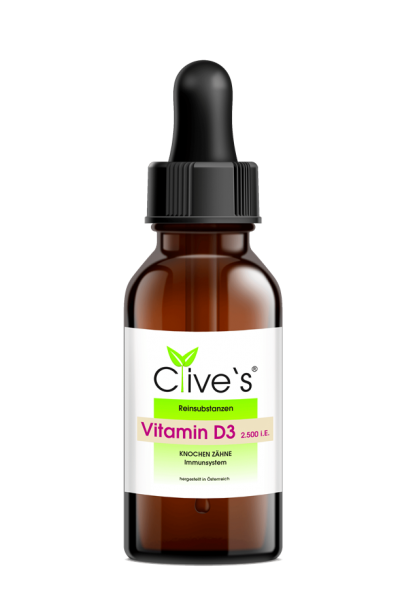 Clive´s Vitamin D3 2.500 I.E. Tropfen